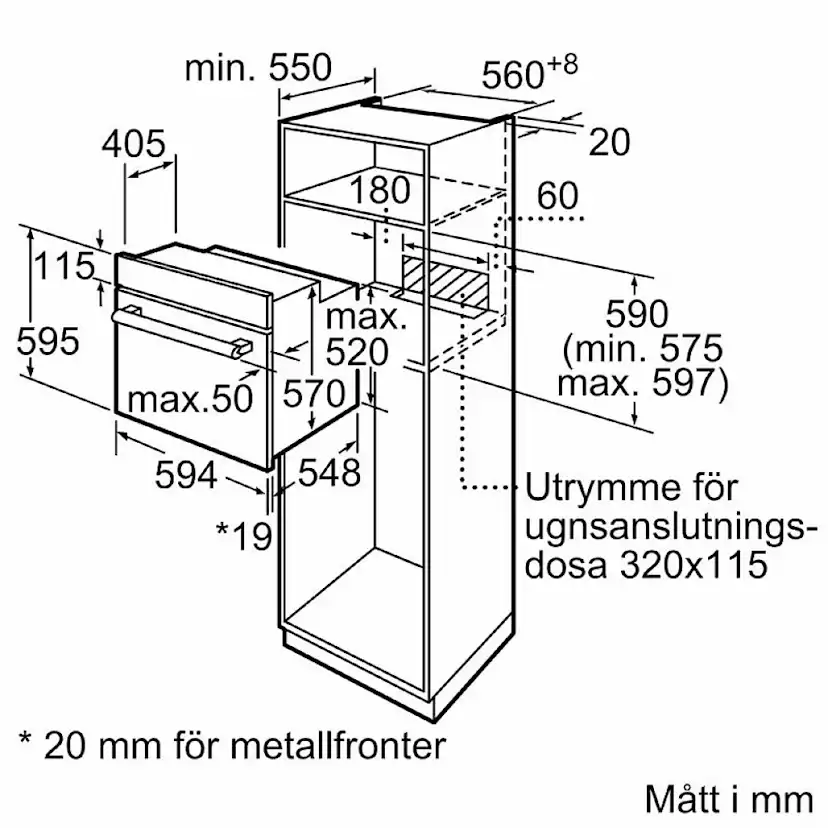 Ugn- och Mikropaket Siemens HB010FBA1 + BF520LMA1