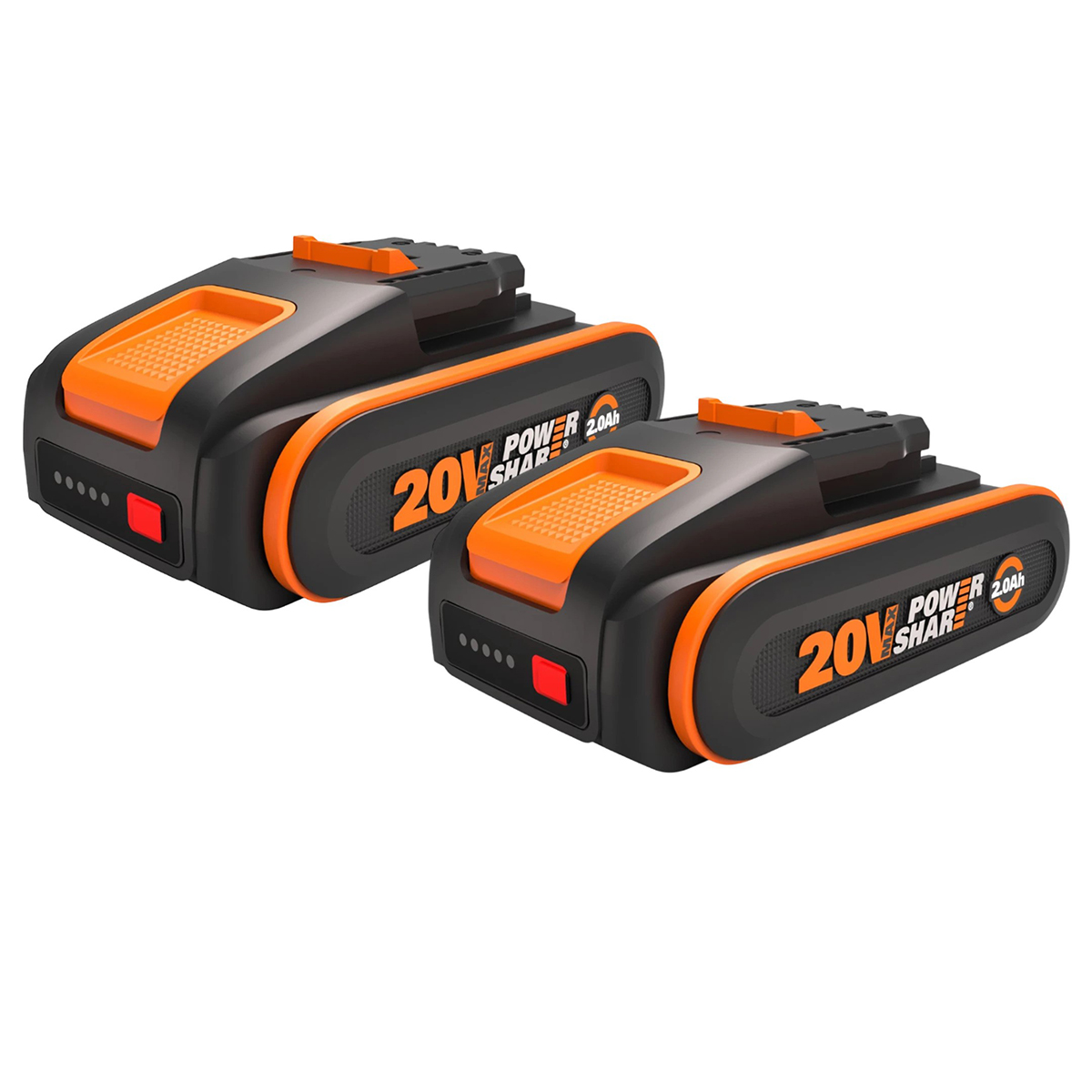 Batteri Worx WA3639.2 20V 2.0Ah 2-Pack