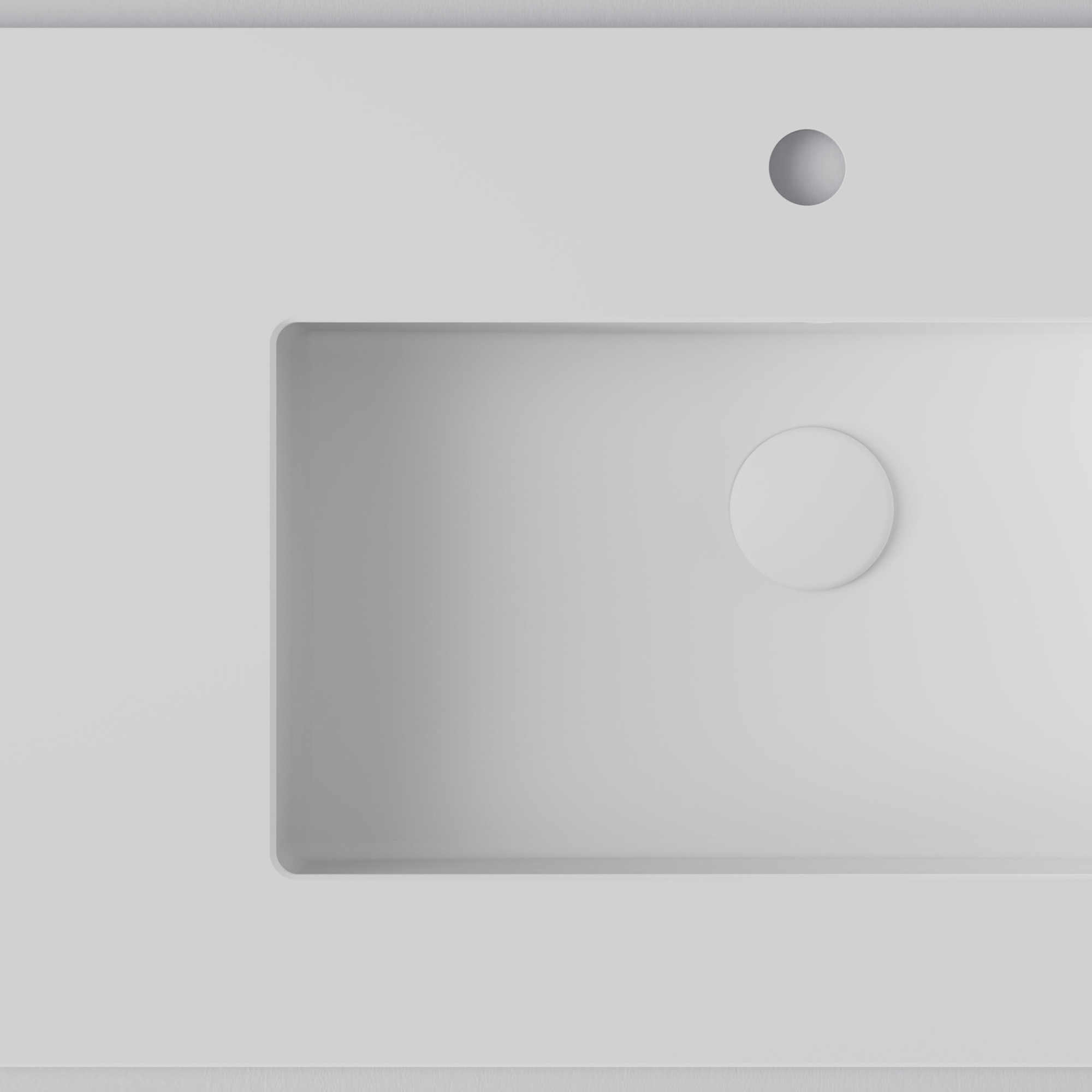 Bänkskiva INR Wave med 1 Tvättställ och hål för Blandare