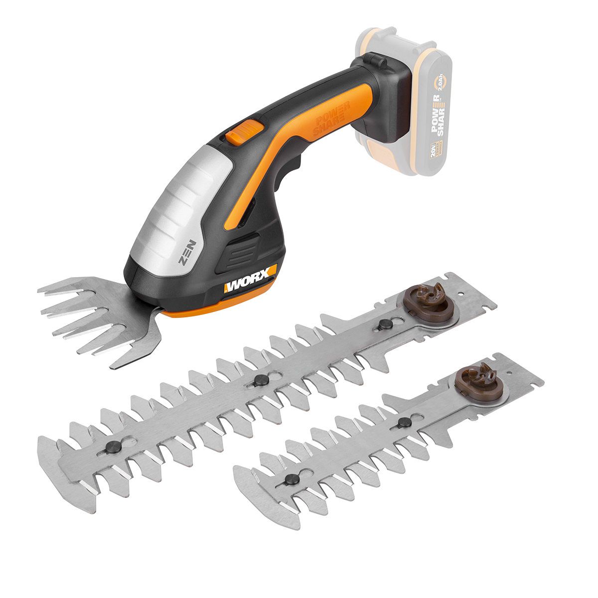 Häcksax Worx WG801E.9 20V 3-in-1 Batteridriven