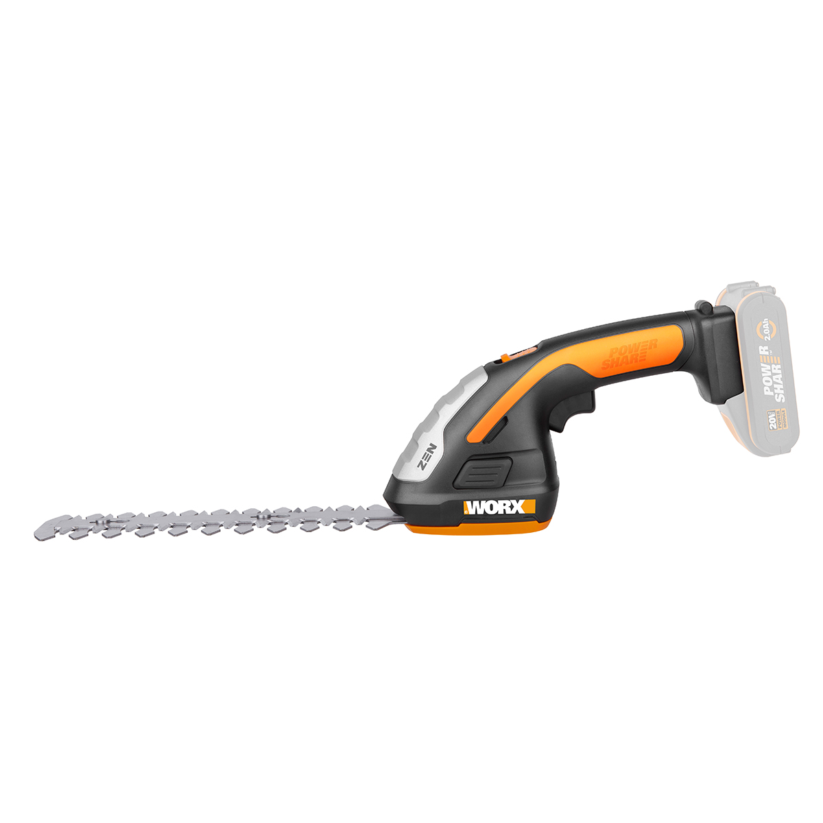 Häcksax Worx WG801E.9 20V 3-in-1 Batteridriven