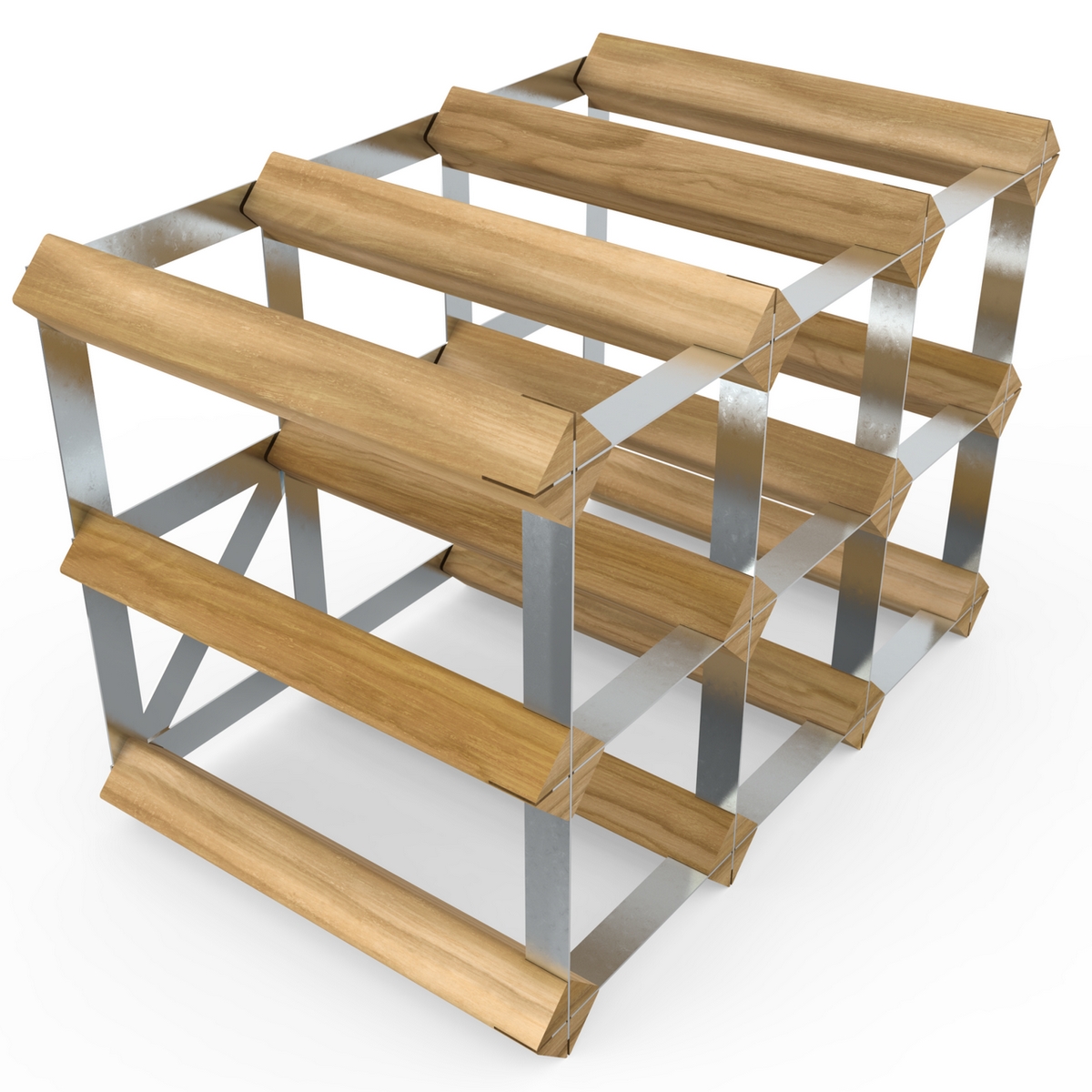 Vinställ RTA Global 9 Flaskor 3x2 Ljus Ek