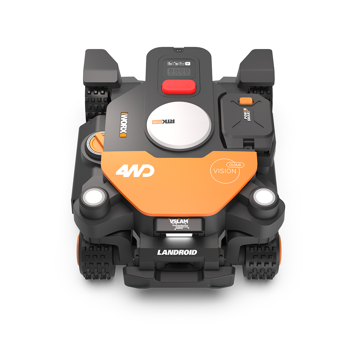 Robotgräsklippare Worx Landroid Vision Cloud AWD 4000m² Utan Slinga