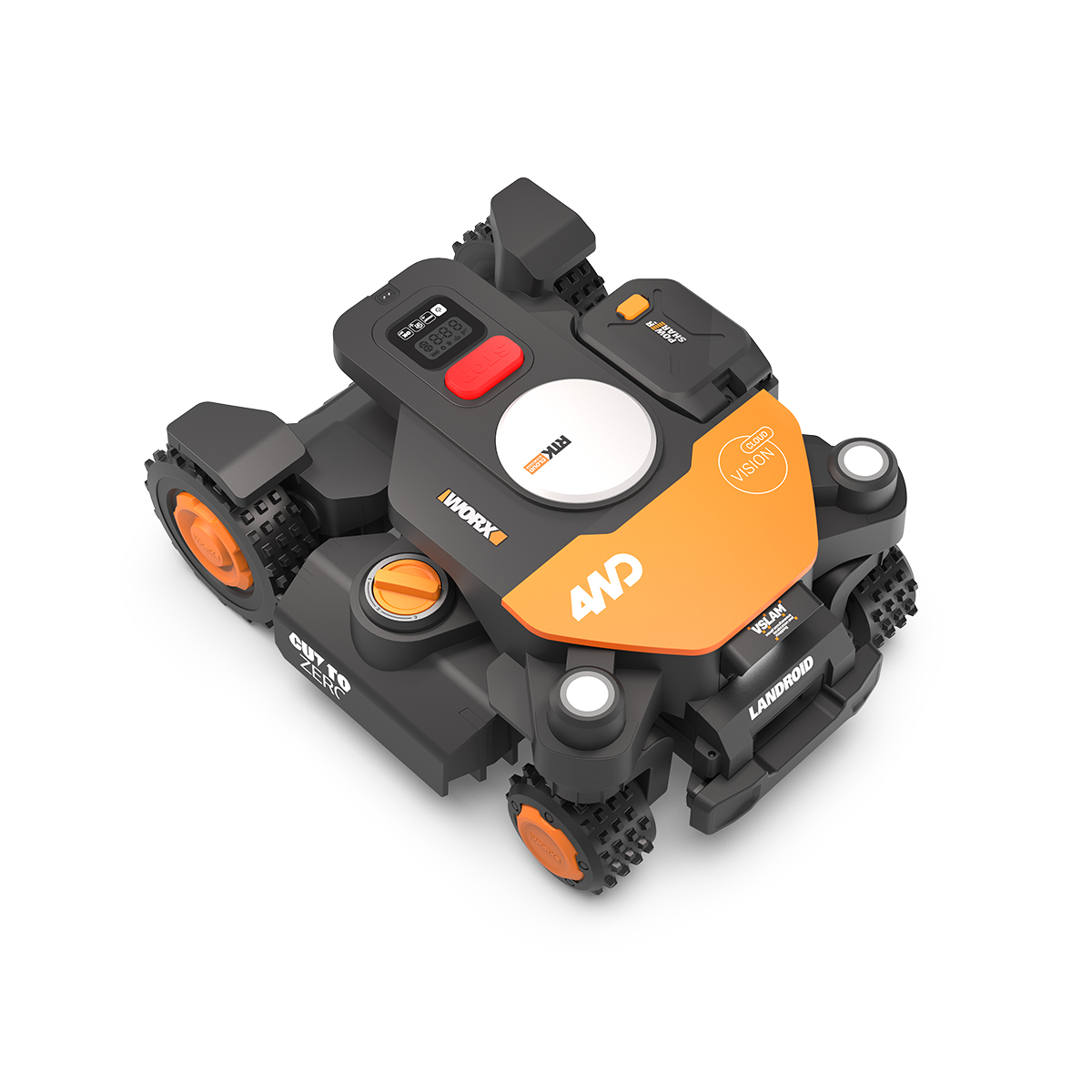 Robotgräsklippare Worx Landroid Vision Cloud AWD 4000m² Utan Slinga