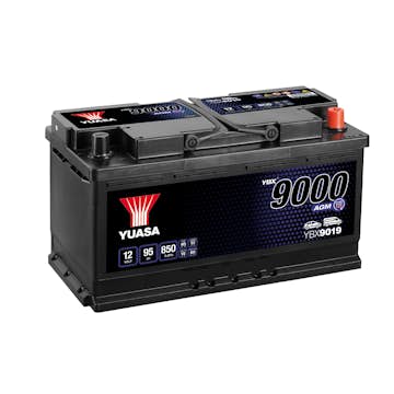 Startbatteri Yuasa 9000 AGM (Start-stopp) 95Ah 850A
