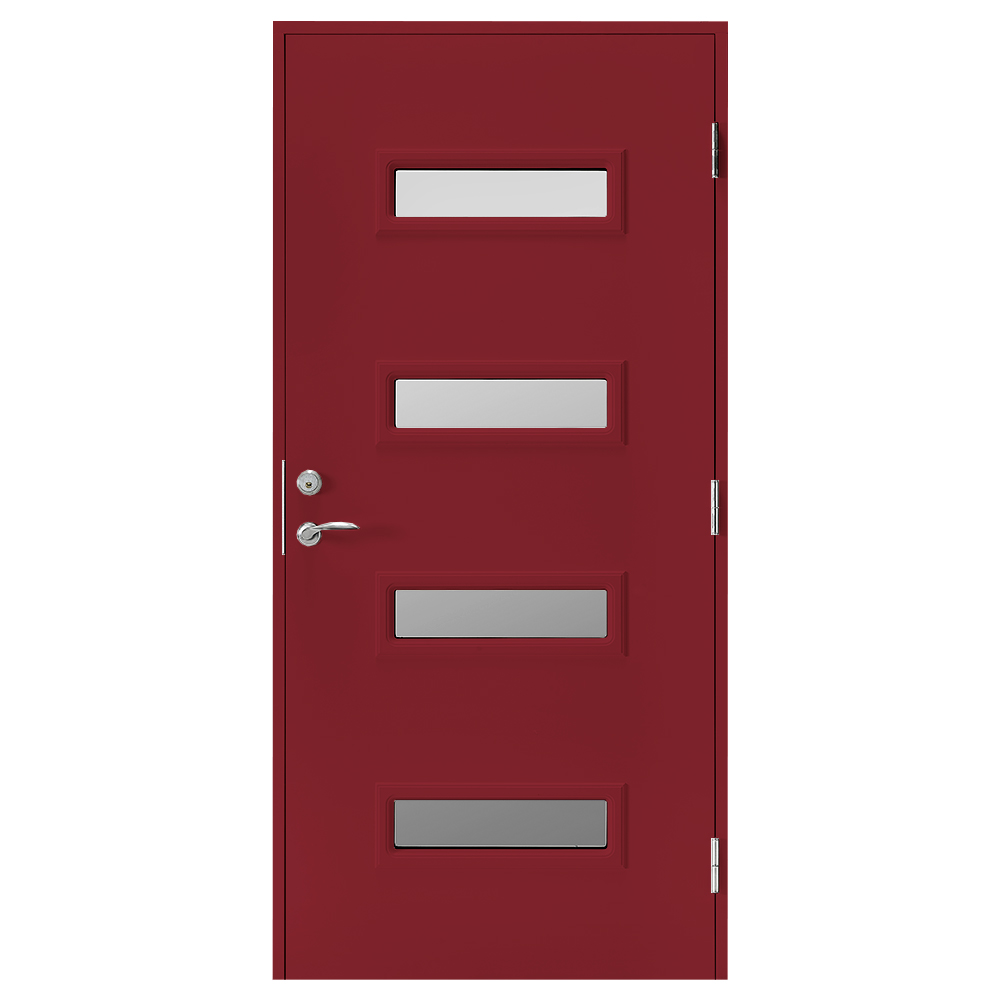 Ytterdörr Br. Johansson SY127 Sotat Glas