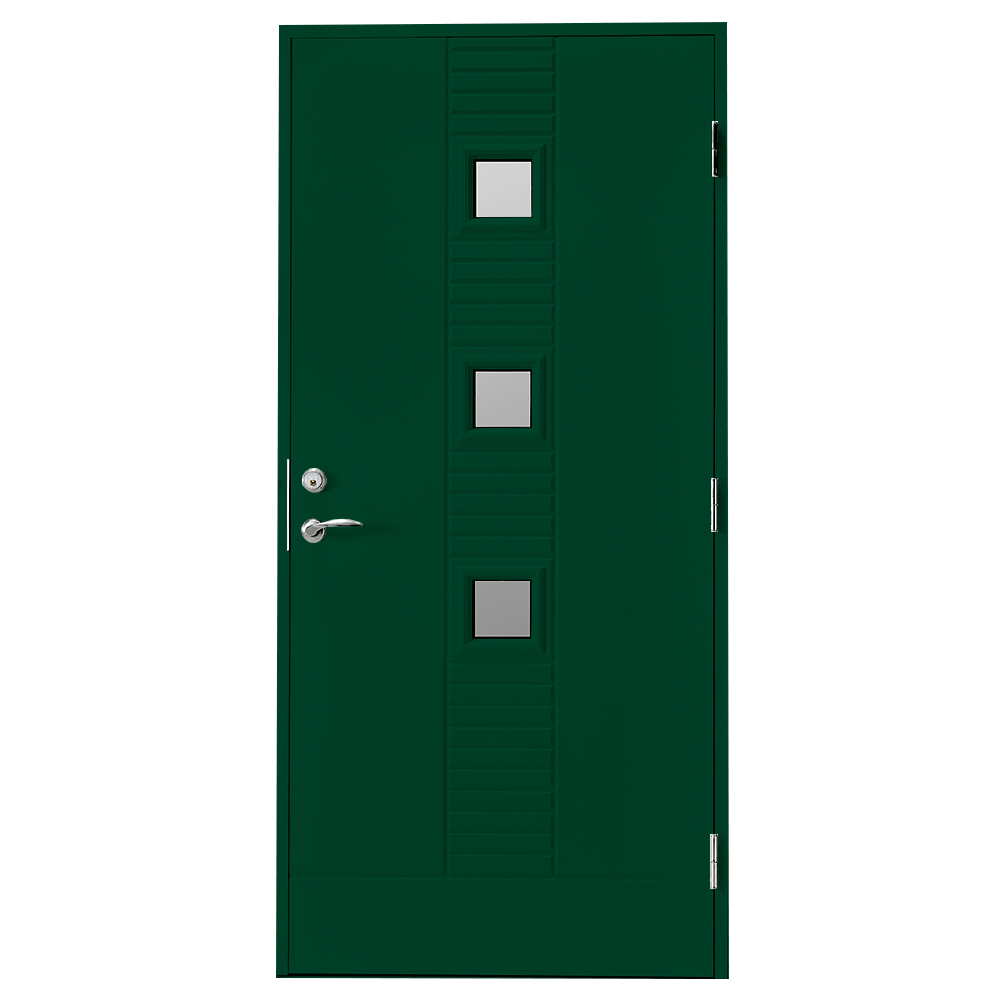 Ytterdörr Br. Johansson SY128 Sotat Glas