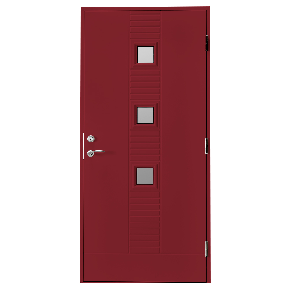 Ytterdörr Br. Johansson SY128 Sotat Glas