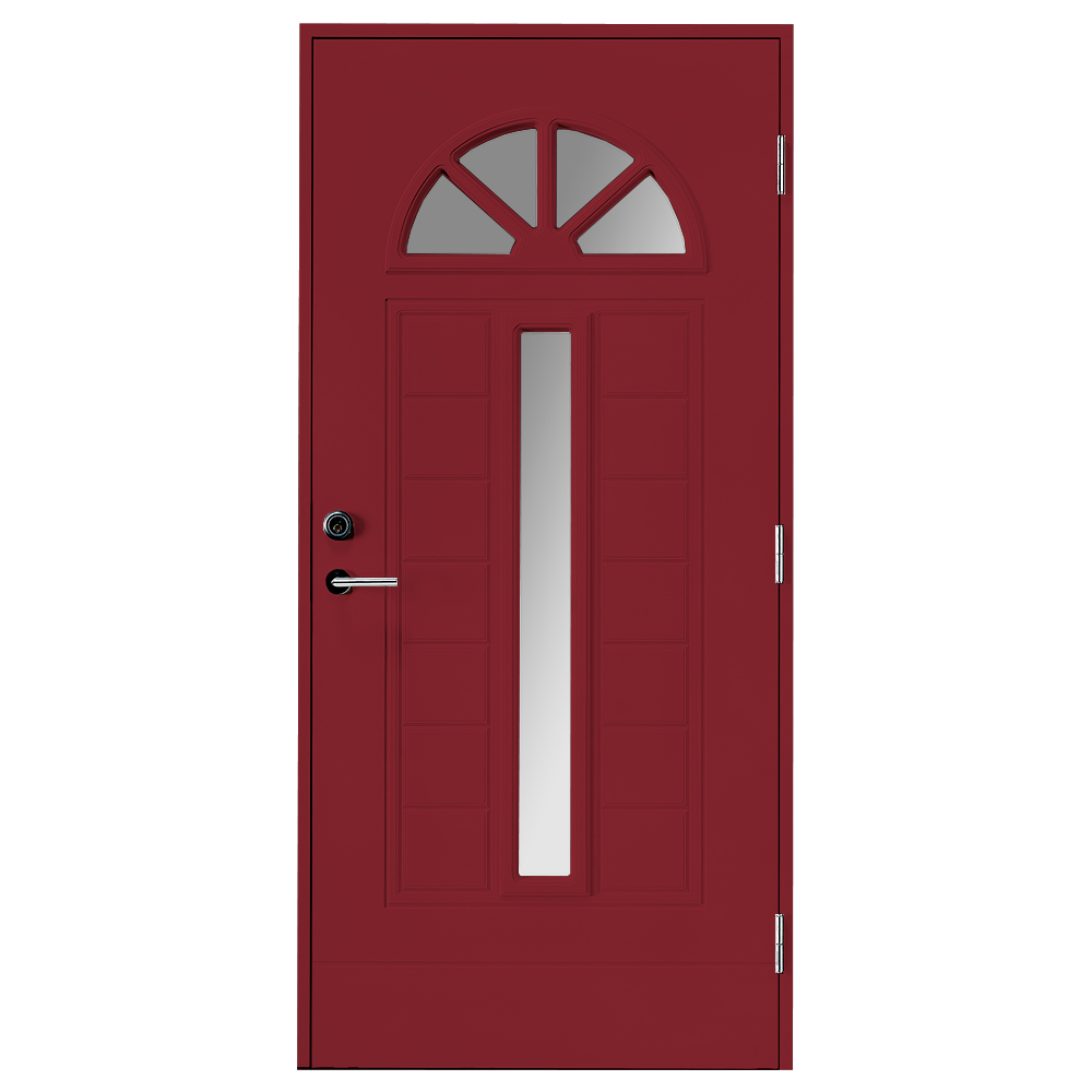 Ytterdörr Br. Johansson SY134 Sotat Glas