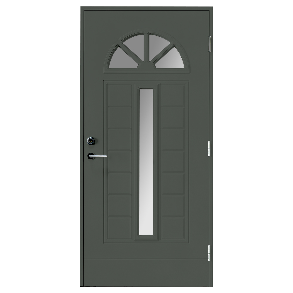 Ytterdörr Br. Johansson SY134 Sotat Glas