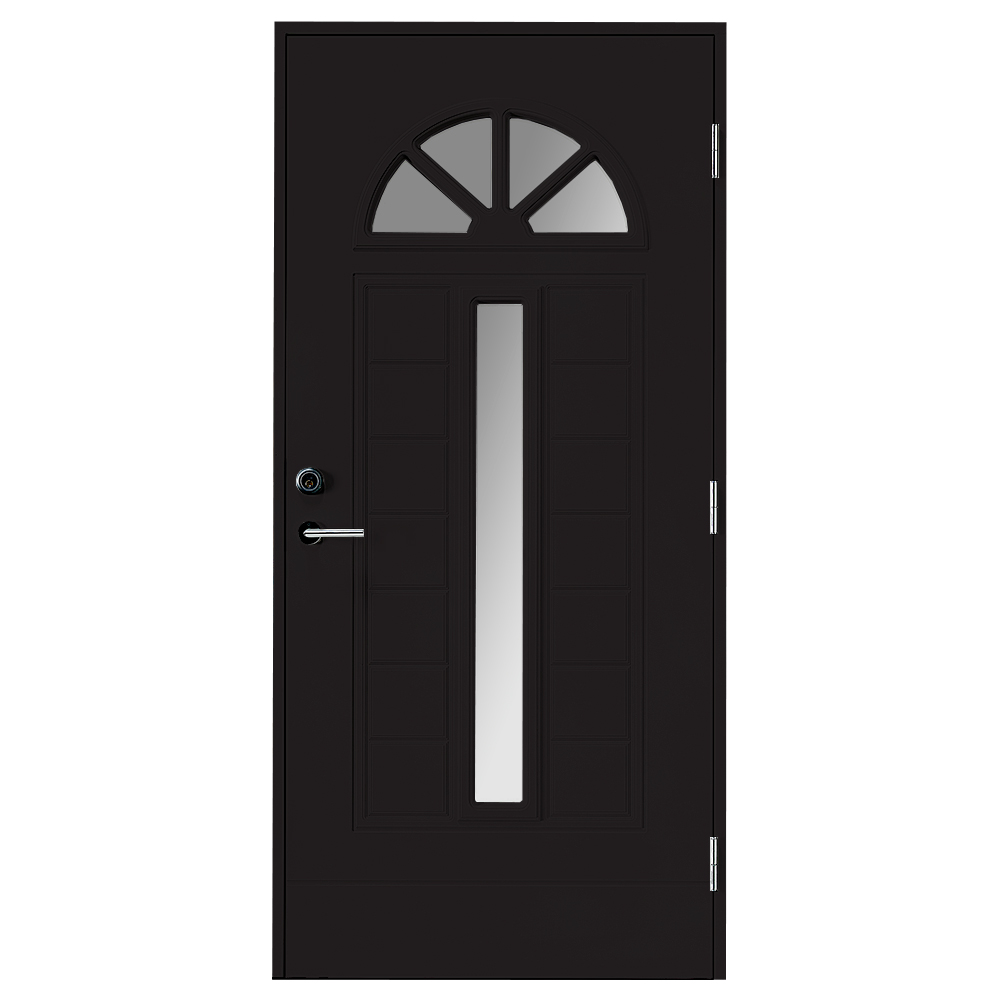 Ytterdörr Br. Johansson SY134 Sotat Glas