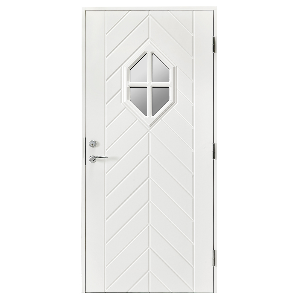 Ytterdörr Br. Johansson SY143 Sotat Glas