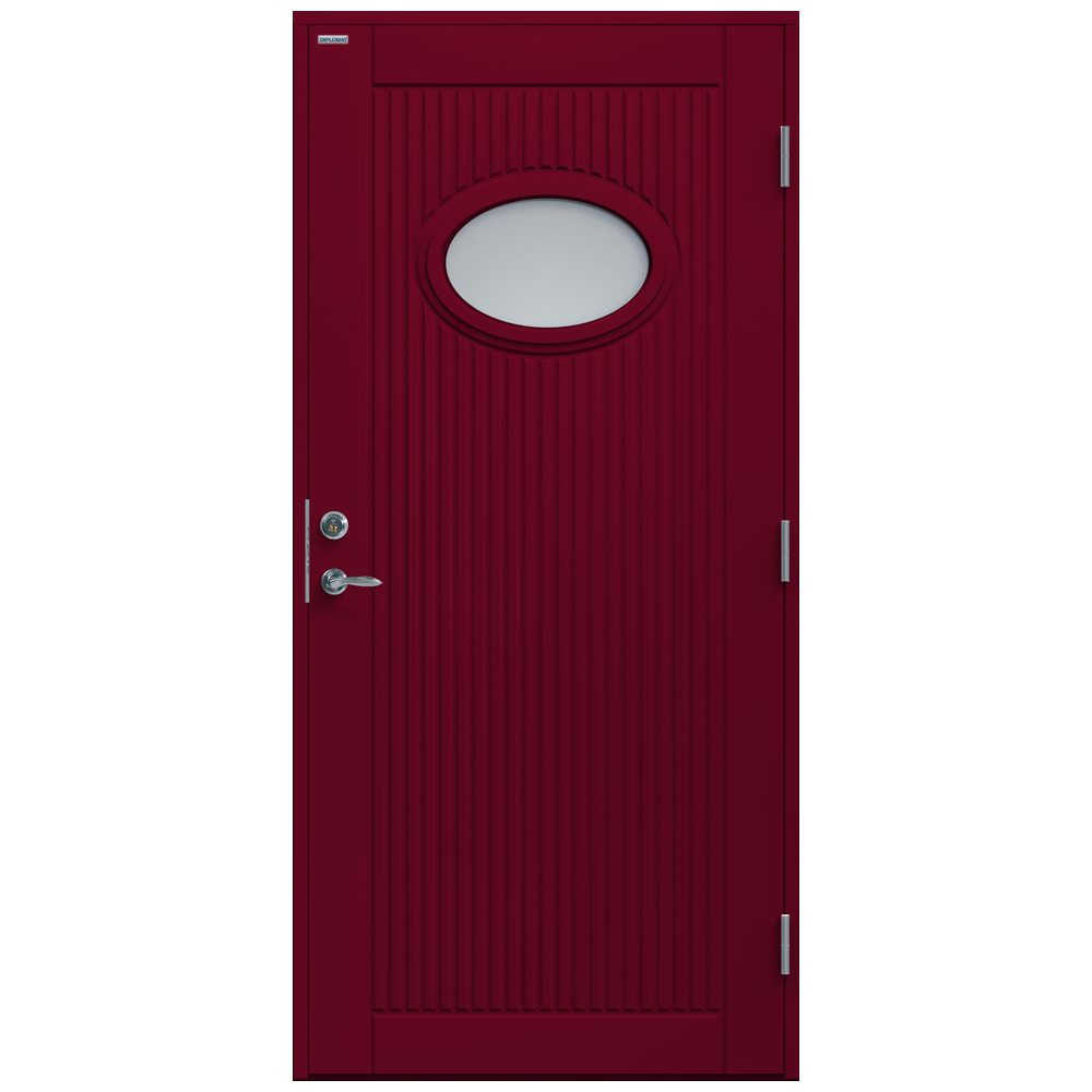 Ytterdörr Diplomat Afrodite Klarglas