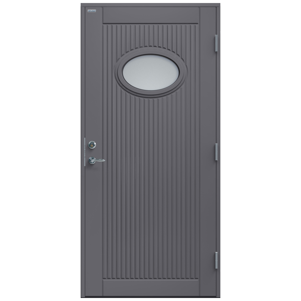 Ytterdörr Diplomat Afrodite Klarglas