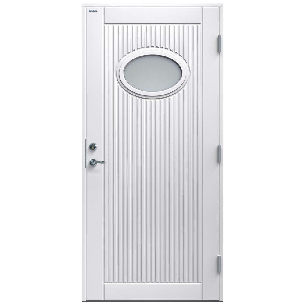 Ytterdörr Diplomat Afrodite Klarglas