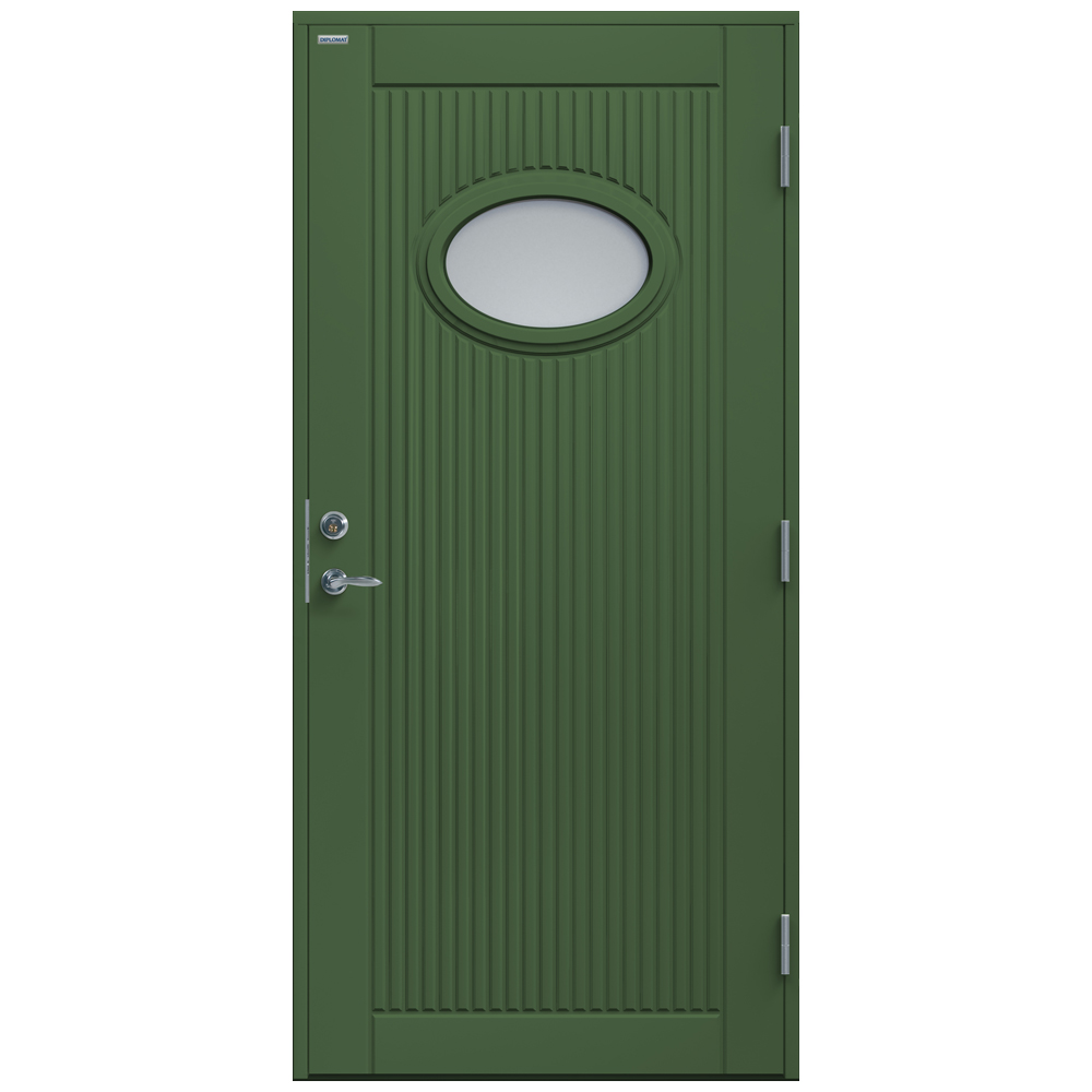 Ytterdörr Diplomat Afrodite Klarglas