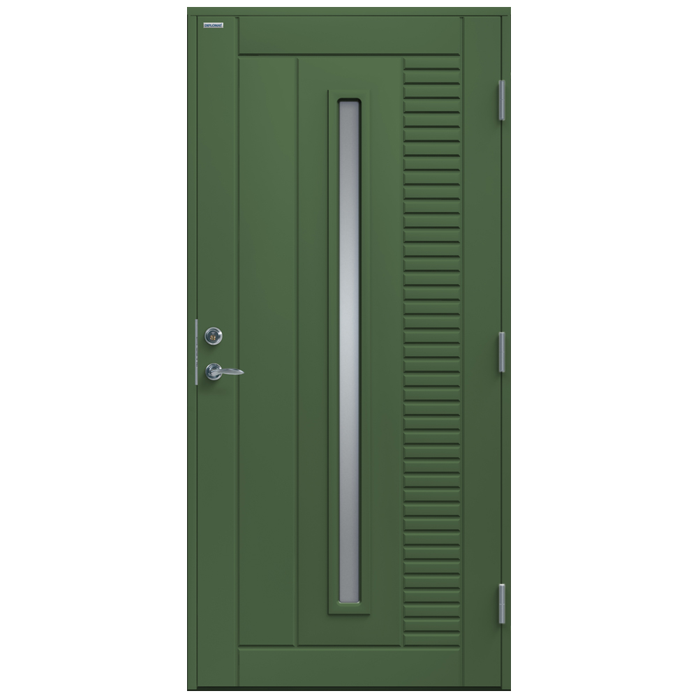 Ytterdörr Diplomat Alexandra Klarglas