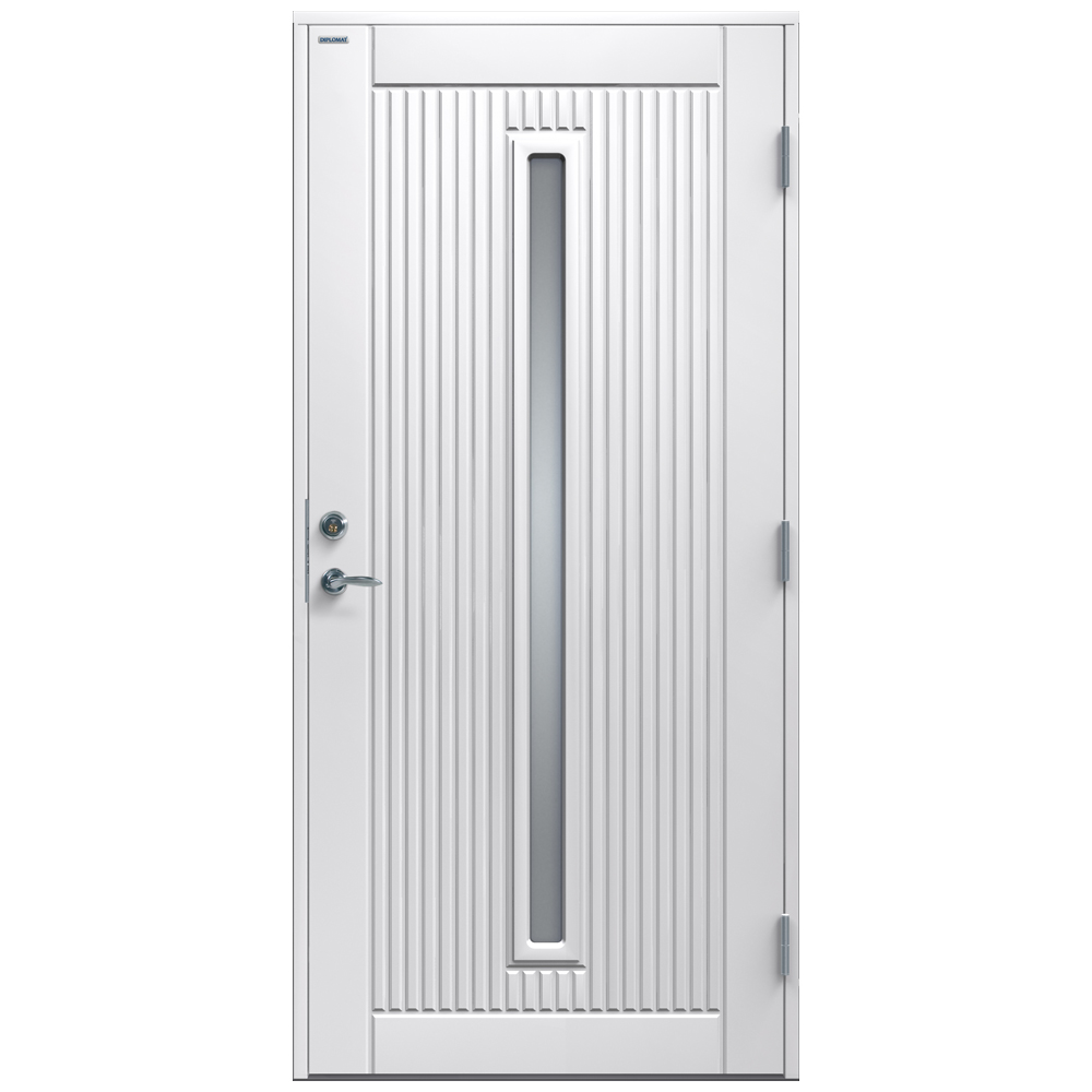 Ytterdörr Diplomat Athena Klarglas