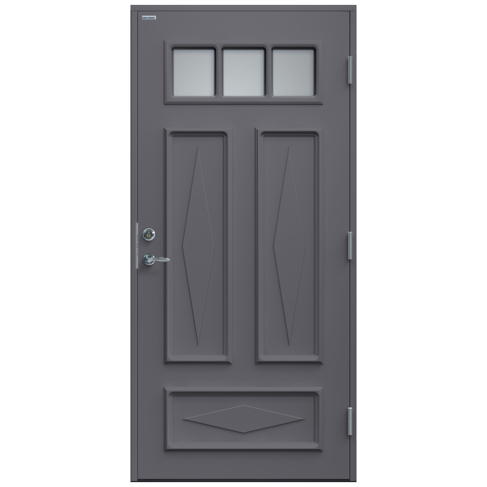 Ytterdörr Diplomat Britta Klarglas