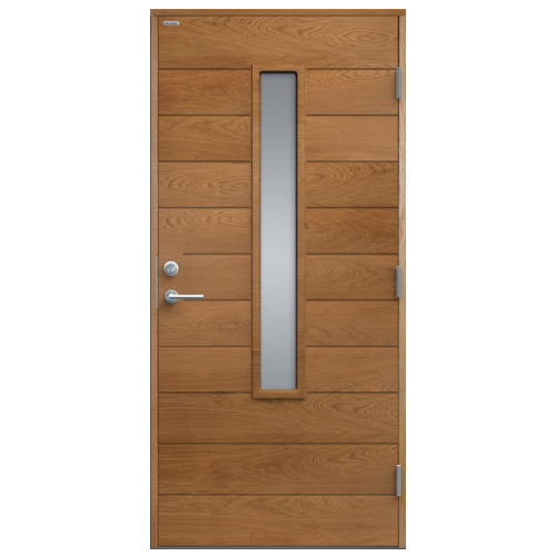 Ytterdörr Diplomat Clara Träfanér Klarglas