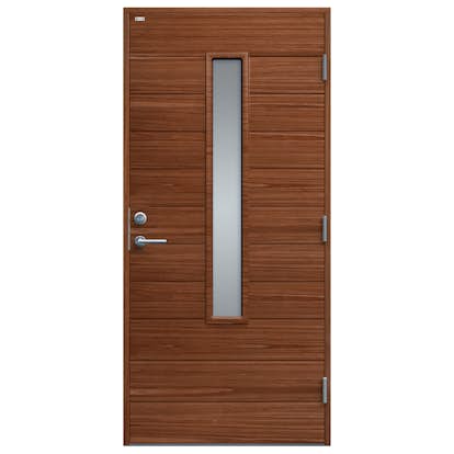 Ytterdörr i teak Ytterdörr i teak