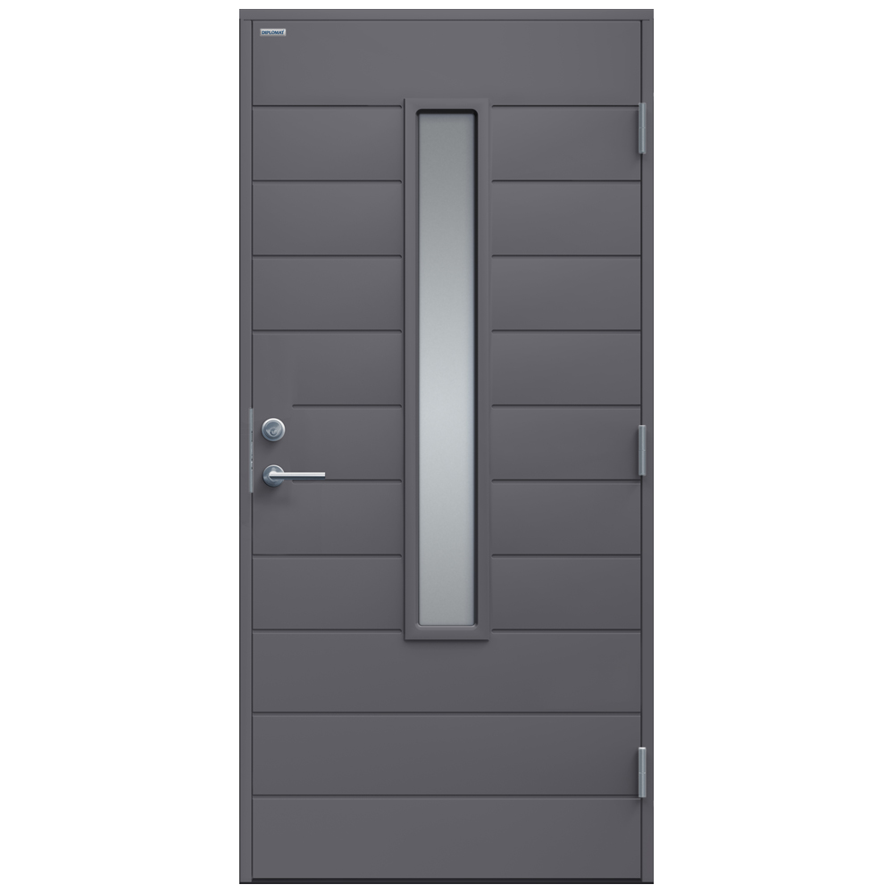 Ytterdörr Diplomat Clara Klarglas