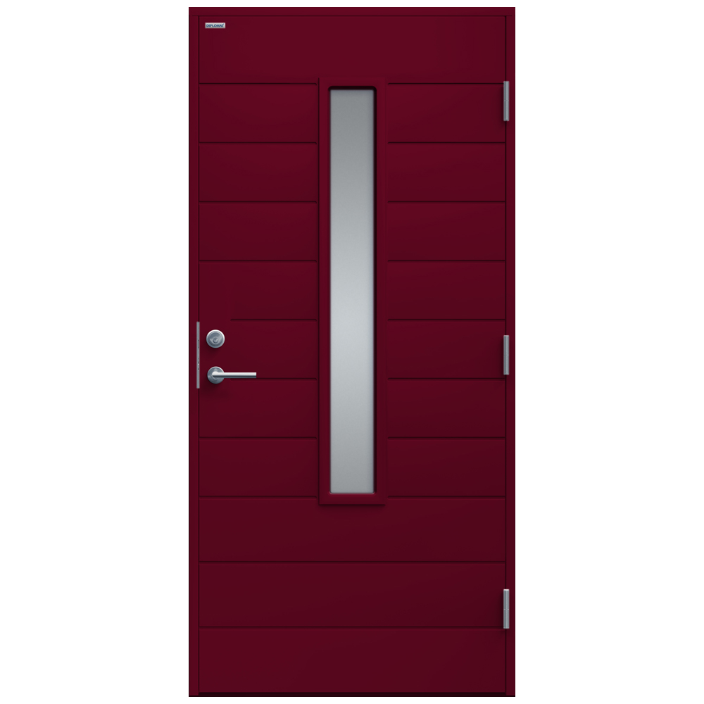 Ytterdörr Diplomat Clara Klarglas