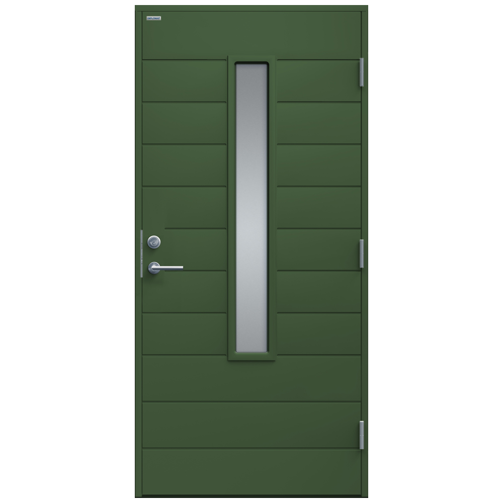 Ytterdörr Diplomat Clara Klarglas