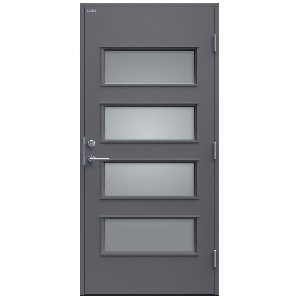 Ytterdörr Diplomat Ebba Klarglas