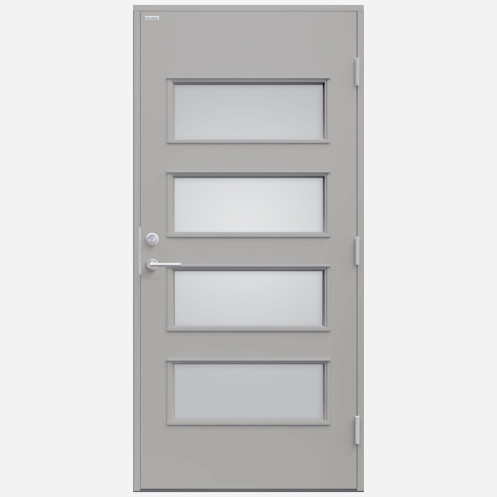 Ytterdörr Diplomat Ebba Klarglas