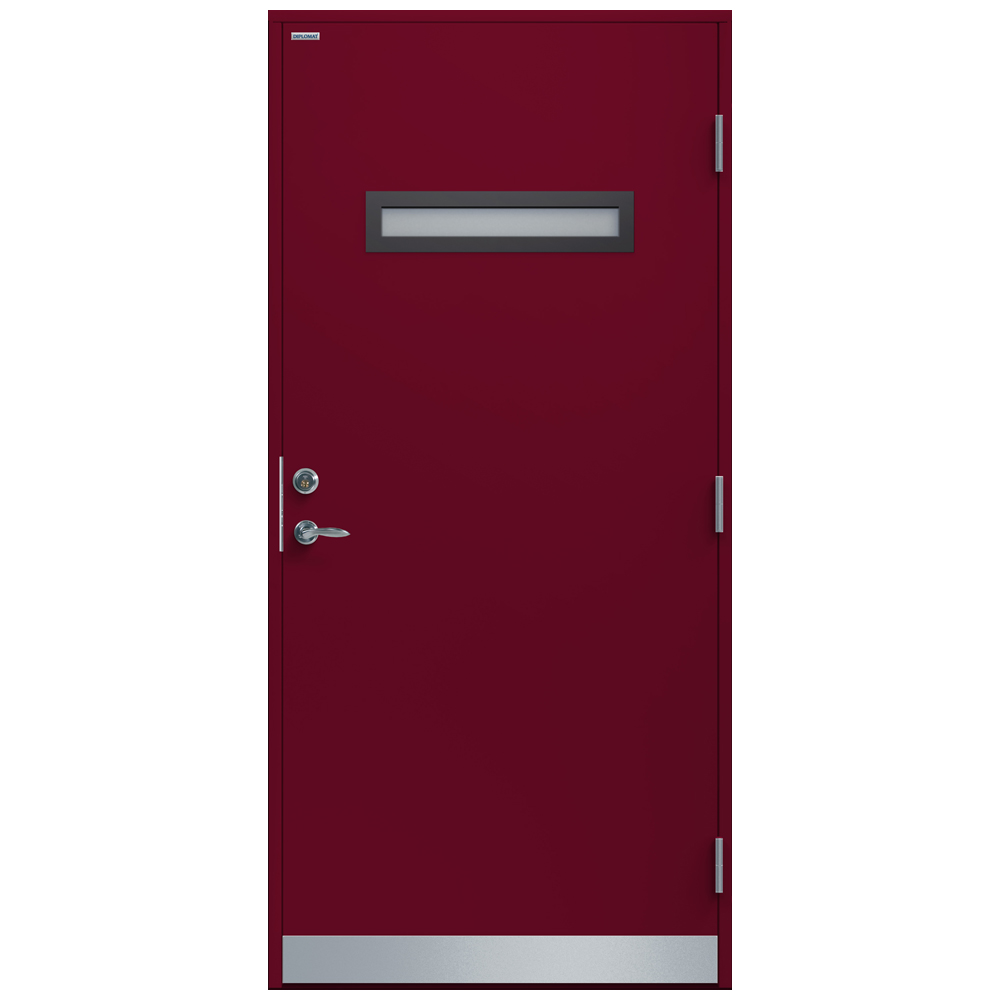 Ytterdörr Diplomat Fanny Steppat Glas