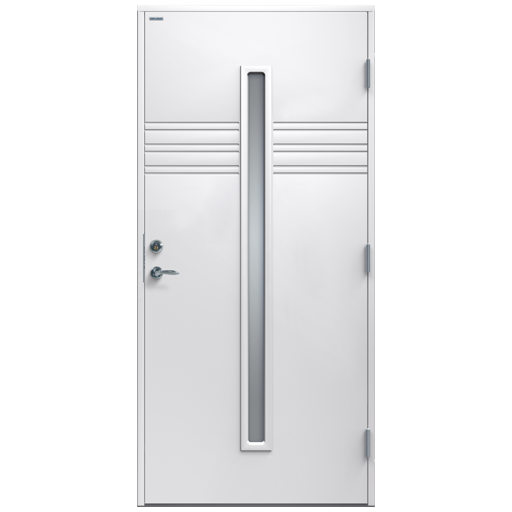 Ytterdörr Diplomat Felicia Klarglas