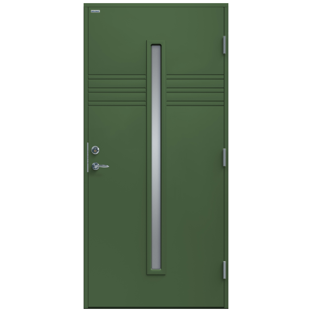 Ytterdörr Diplomat Felicia Klarglas