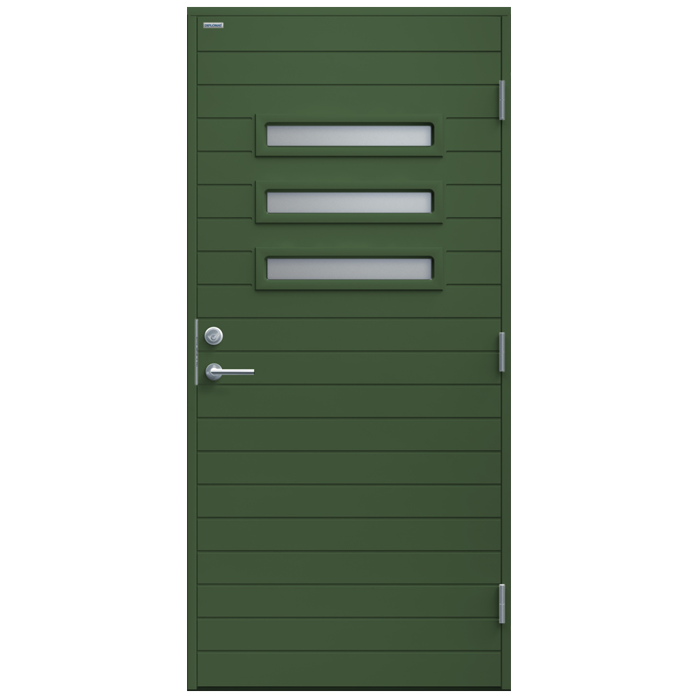 Ytterdörr Diplomat Ingela Klarglas