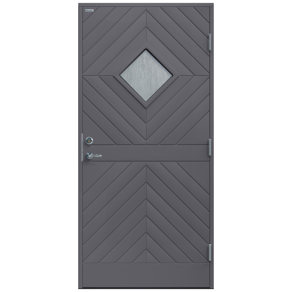 Ytterdörr Diplomat Karin Cotswoldglas