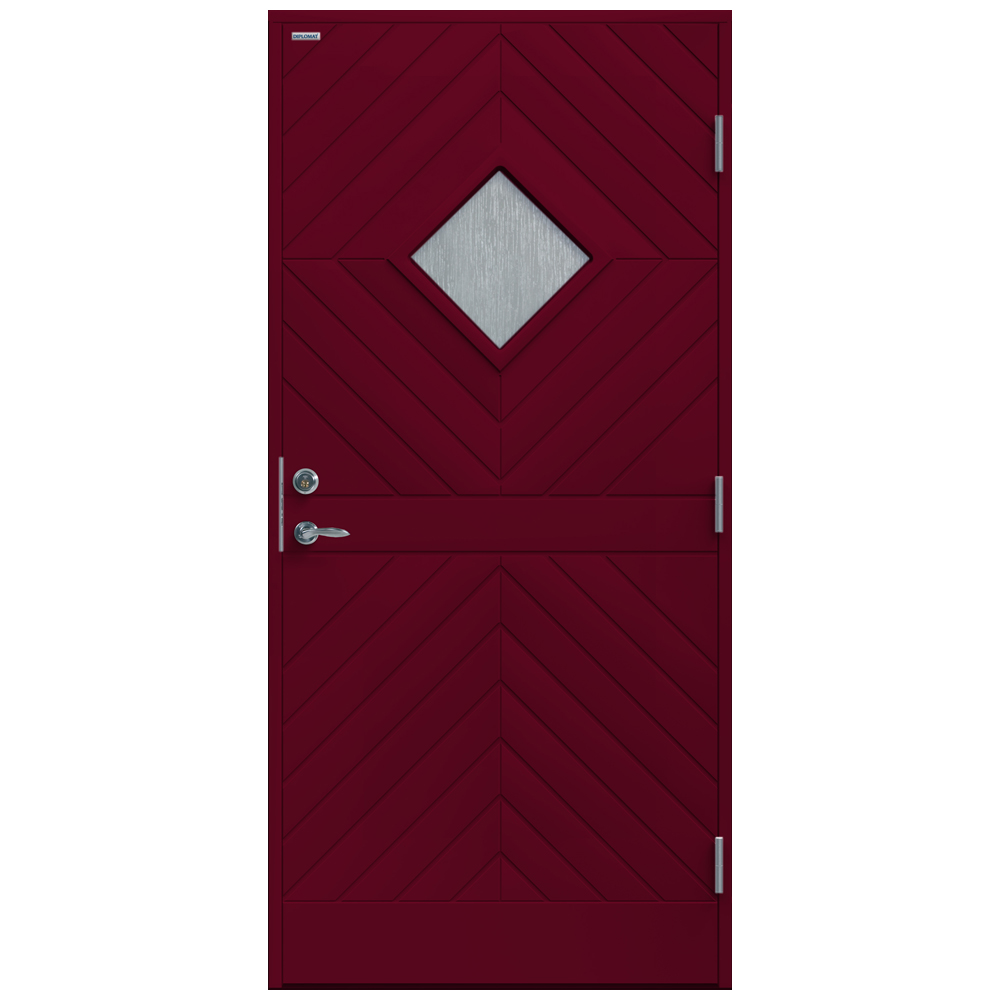 Ytterdörr Diplomat Karin Cotswoldglas