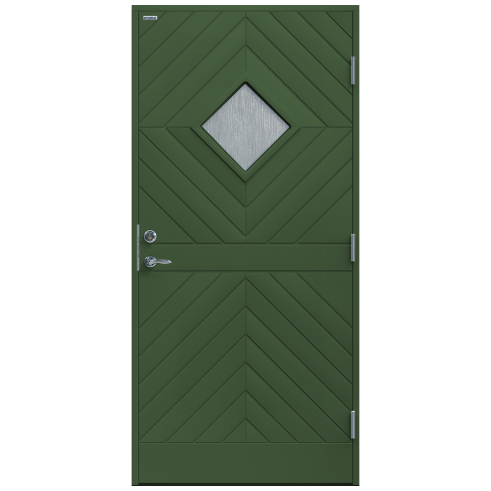 Ytterdörr Diplomat Karin Cotswoldglas