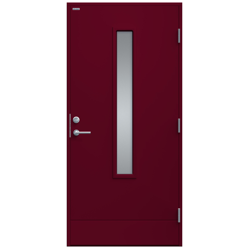 Ytterdörr Diplomat Laila Klarglas