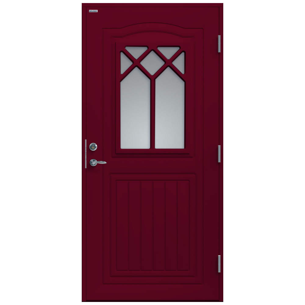 Ytterdörr Diplomat Linnea Klarglas