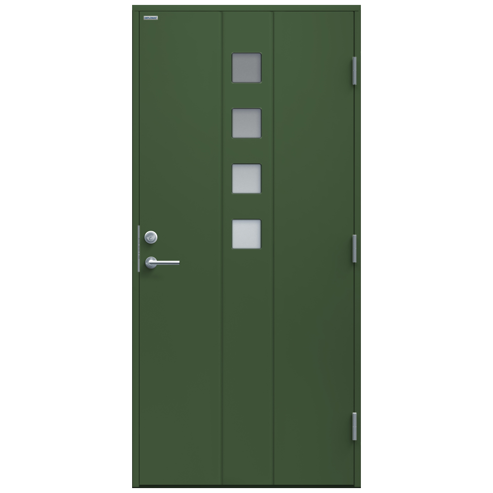 Ytterdörr Diplomat Sandra Klarglas