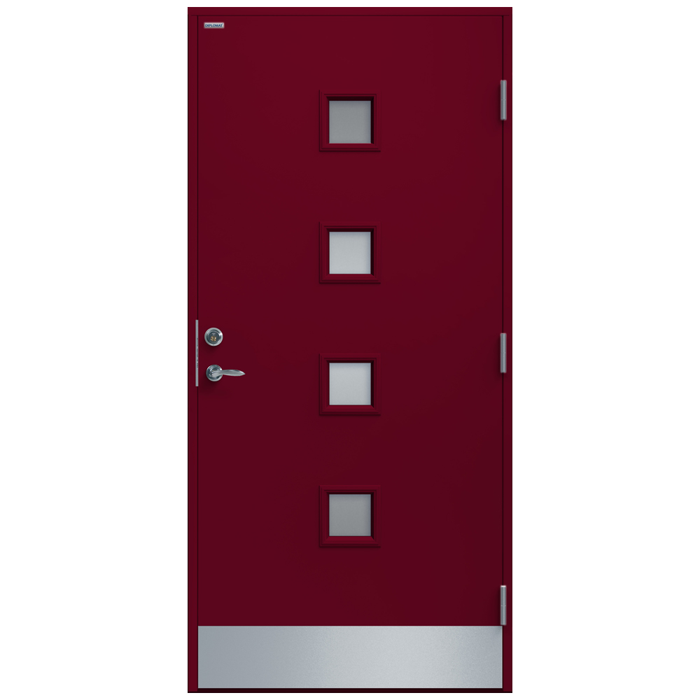 Ytterdörr Diplomat Tanja Klarglas