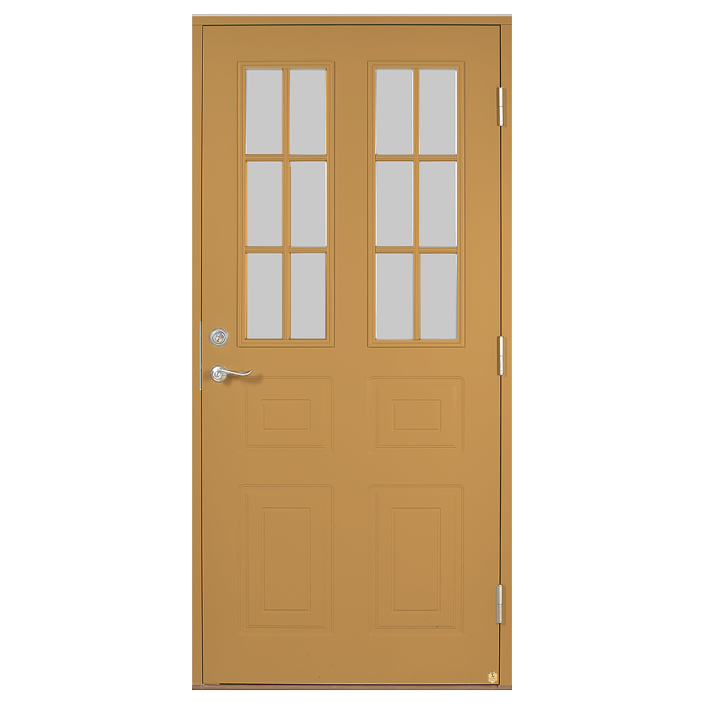 Ytterdörr Leksandsdörren Åsleden Klarglas Eco74 RC2N