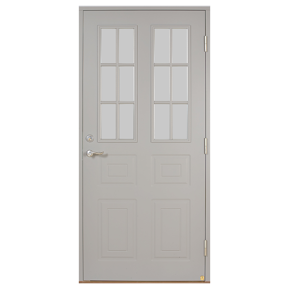 Ytterdörr Leksandsdörren Åsleden Klarglas Eco74 RC2N