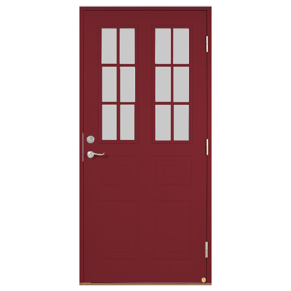 Ytterdörr Leksandsdörren Åsleden Klarglas Eco74 RC2N