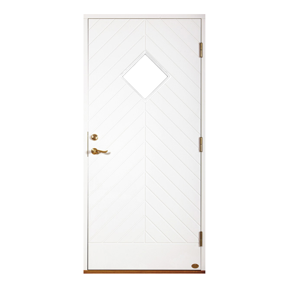 Ytterdörr Leksandsdörren Djura Glas Eco74 RC2N