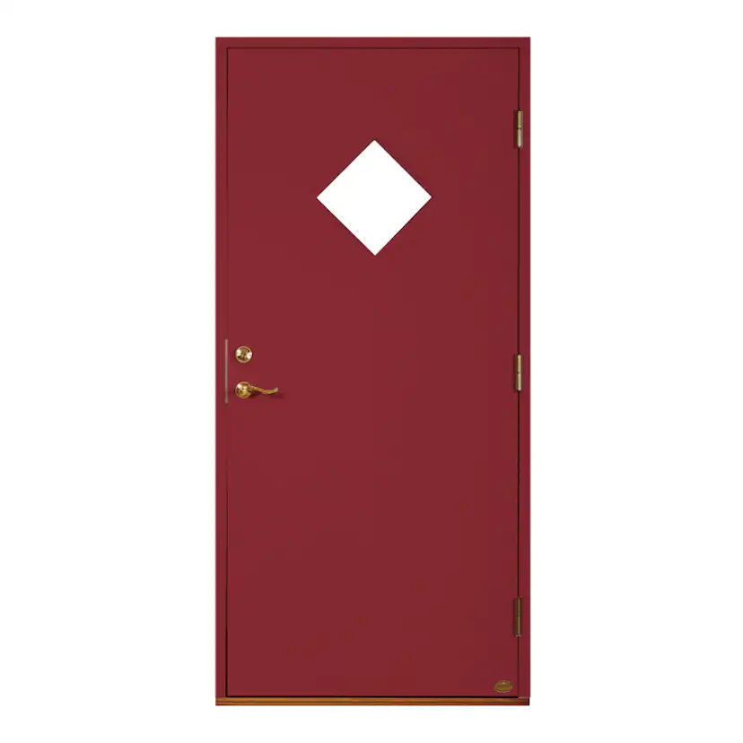 Ytterdörr Leksandsdörren Djura Glas Eco74 RC2N BxH: 100x210 cm, S-4050 ...