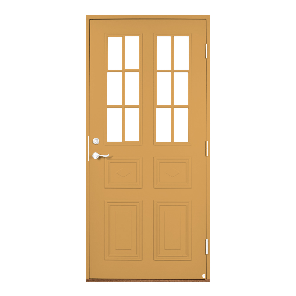 Ytterdörr Leksandsdörren Edshult Glas Eco74 RC2N