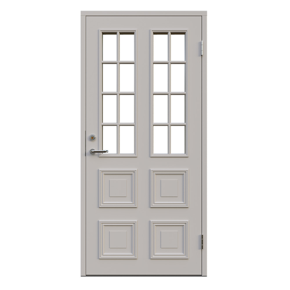 Ytterdörr Leksandsdörren Glasmästeri Glas Eco74 RC2N