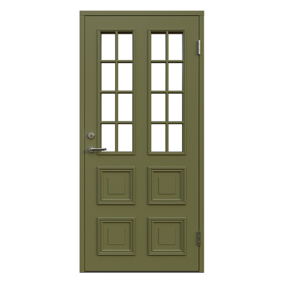 Ytterdörr Leksandsdörren Glasmästeri Glas Eco74 RC2N