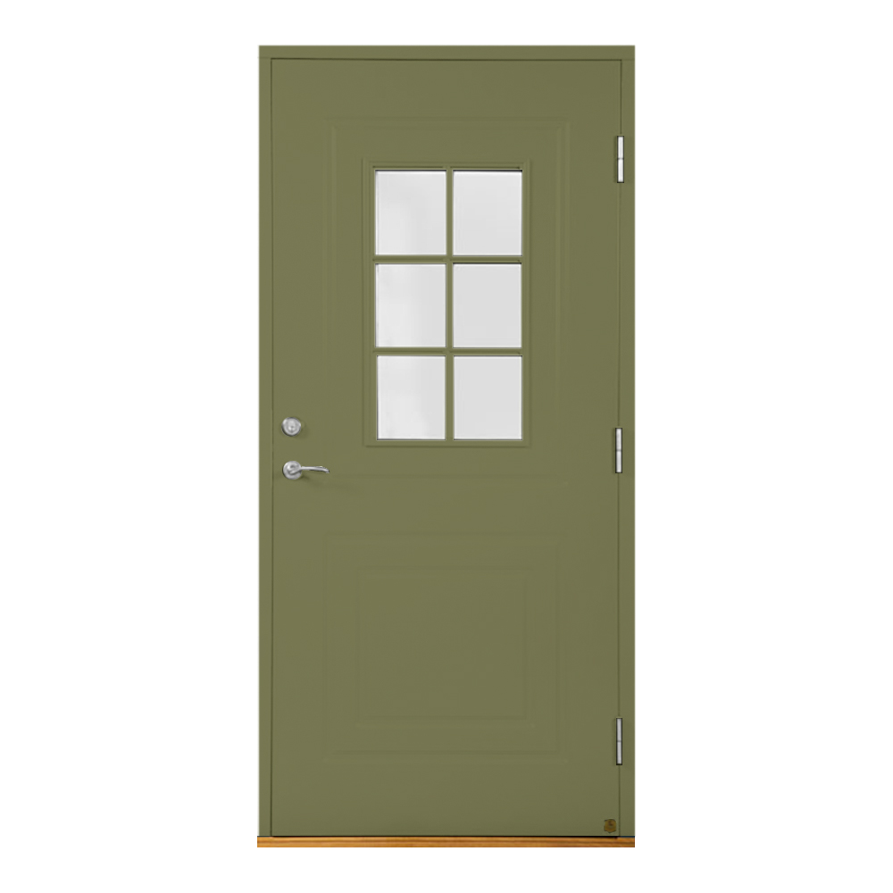 Ytterdörr Leksandsdörren Helgås Eco74 RC2N